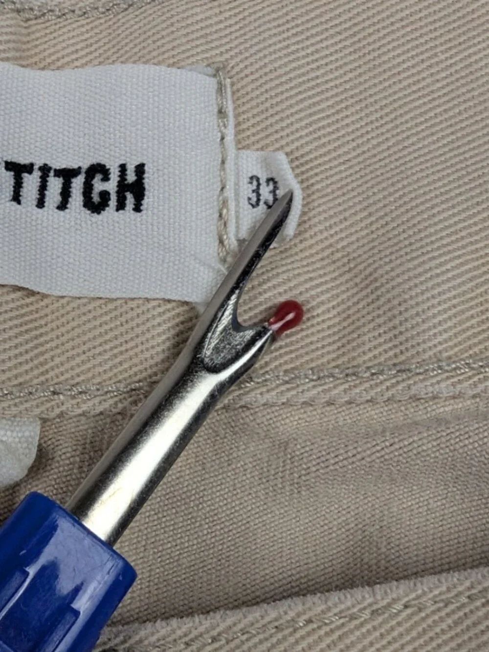 Taylor Stitch The Slim Foundation Pant in Organic Khaki - Size 33 - Picture 7 of 14